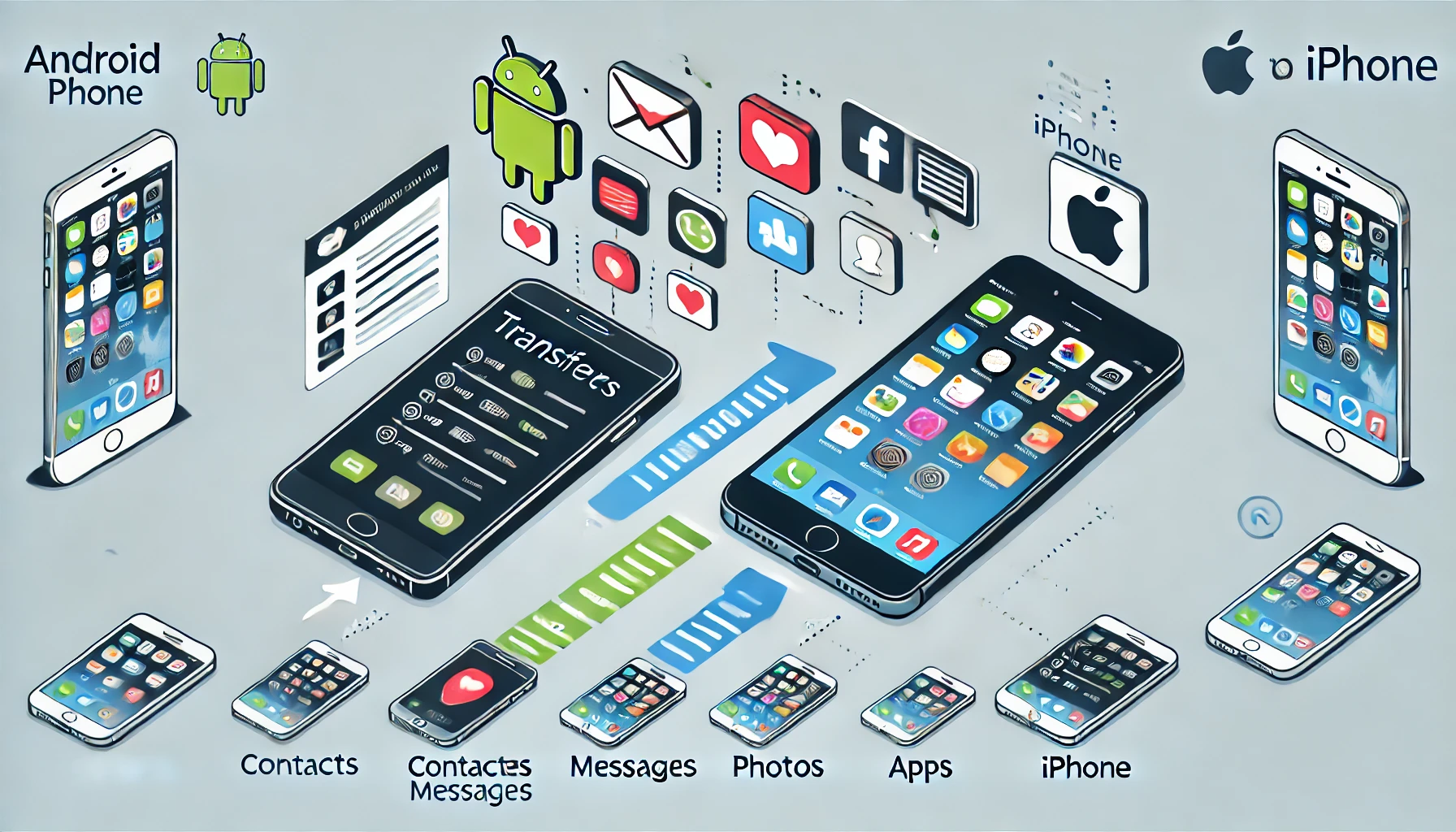 Come trasferire dati da Android a iPhone 