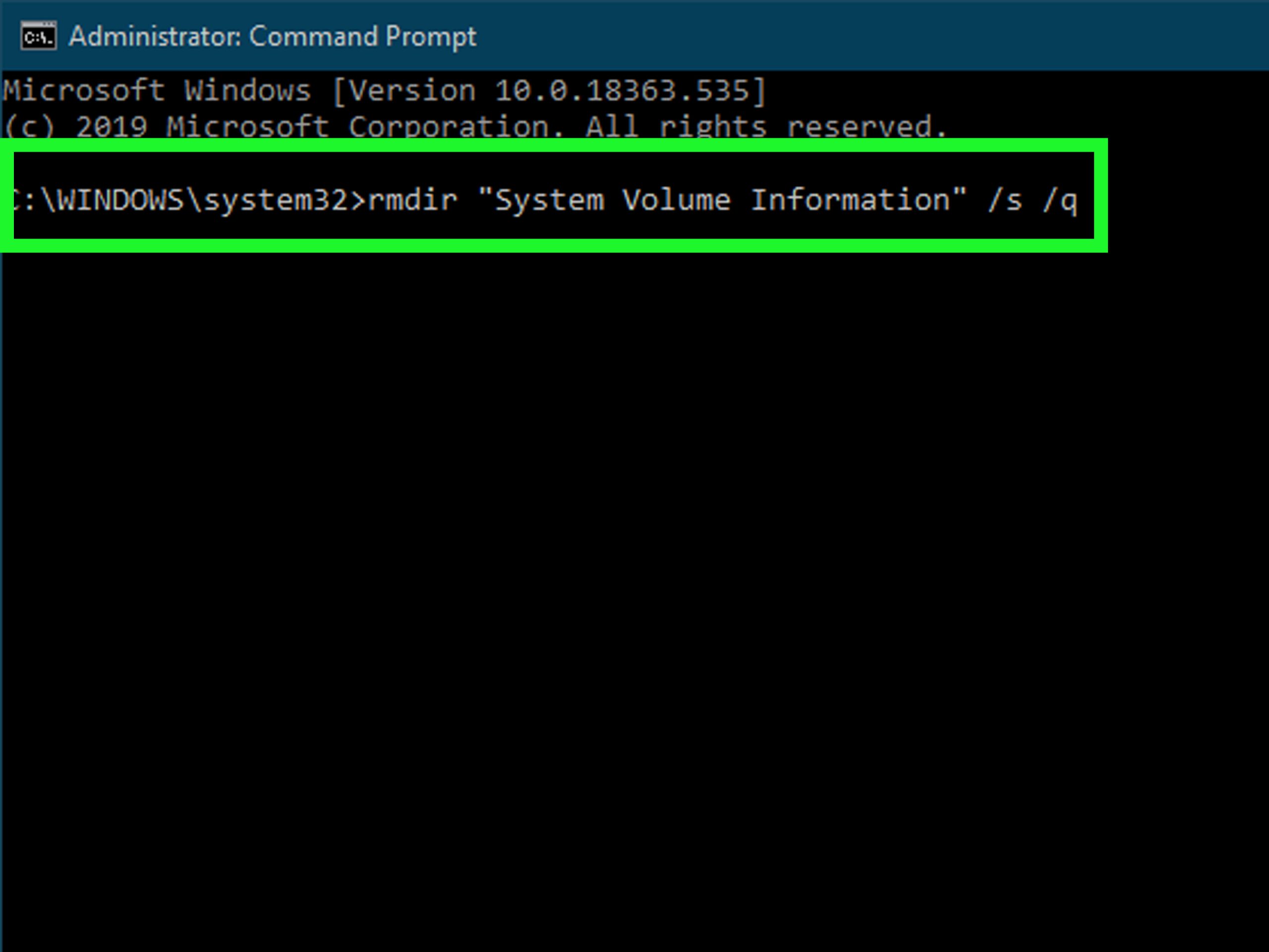 System Volume Information